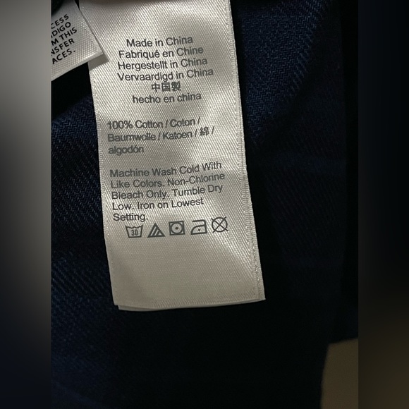 J. Crew Indigo Plaid Smocked Balloon Puff Sleeve Midi Long Sleeve Dress - Picture 7 of 10